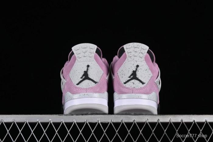 Nike Air Jordan 4 Retro Sneakers in Orchid Pink with Cement Grey Accents - AQ9129-501 1