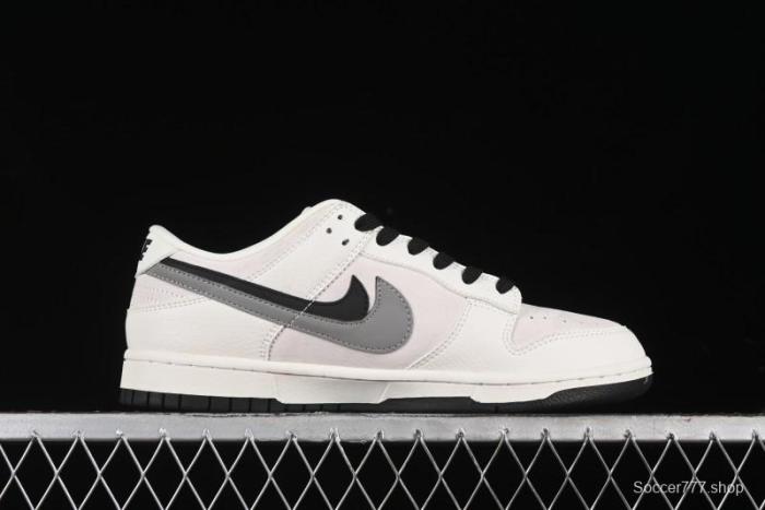 Nike SB Dunk Low Dior Collection - Beige Grey Black Swoosh Anniversary High-End Custom Low-Top Casual Skate Shoes - XD6188-041