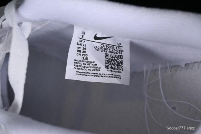 Nike Supreme x Air Force 1 '07 Low White Red Collaboration Casual Sneakers - CU9225-101 1