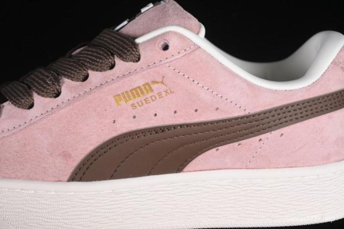 PUMA Suede Classic Sneakers - Rose Pink & Chocolate Brown