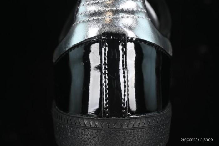 Adidas Samba Atmos IH3364 Patent Leather Black Silver Casual Sneakers