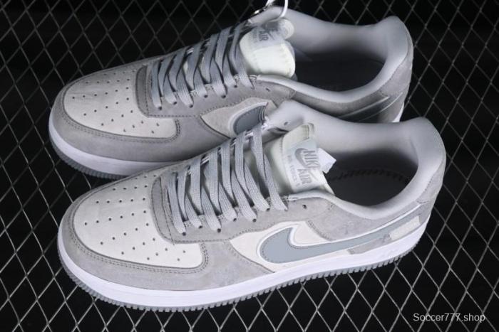 Nike Air Force 1 '07 Low Chrome Hearts Collaboration Silver Grey Low-Top Casual Sneakers - FZ0188-032