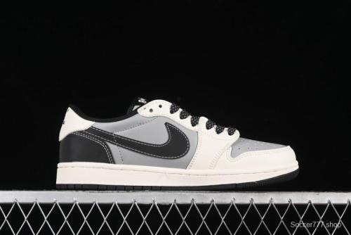 Nike Travis Scott x Fragment Design x Air Jordan 1 Low OG SP AJ1 Bape Collaboration - BB6511-626