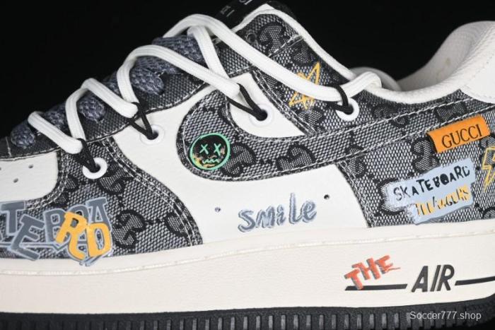 Nike Air Force 1 '07 Low Hip Hop Gucci Style Casual Sneakers - BD0077-555