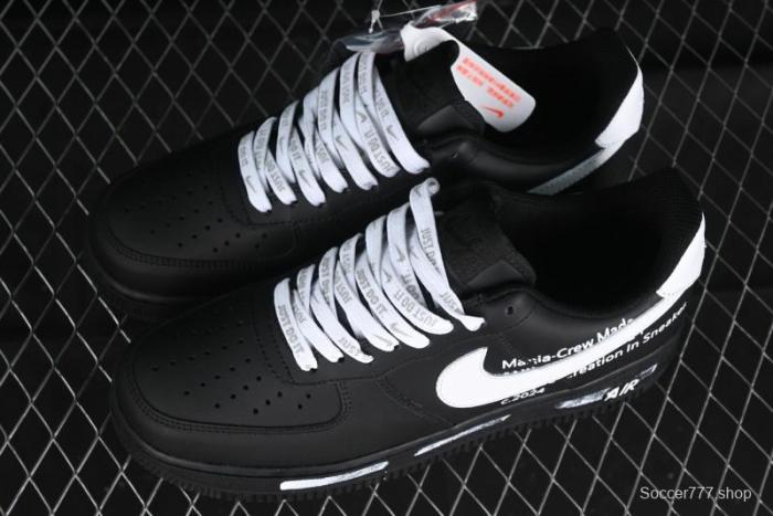 Nike Air Force 1 '07 Low Graffiti White Black Casual Sneakers - CW2288-017