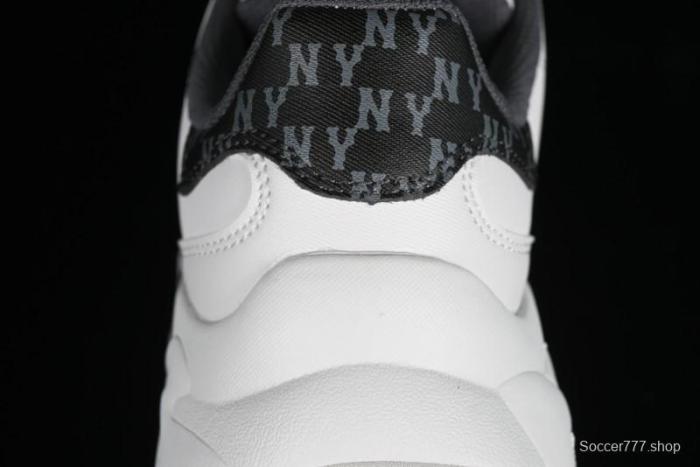 New York Yankees MLB Bigball Chunky Denim Monogram Platform Sandals - 3ASHBDM4N50BKS