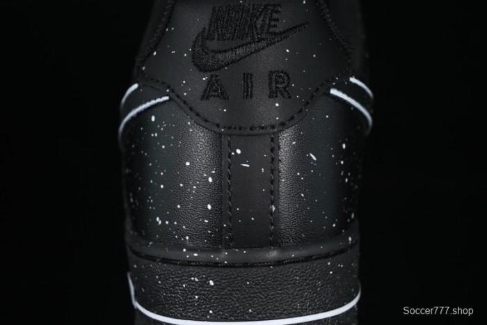 Nike Air Force 1 '07 Low 2D Anime Theme Black White Splatter Casual Sneakers - CK0316-059
