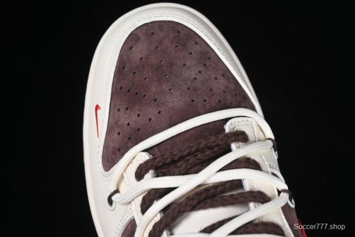 Nike SB Dunk Low Year of the Snake Series - Lace-Up Red Hook Anniversary High-End Custom Low-Top Casual Skate Shoes - YX5066-266