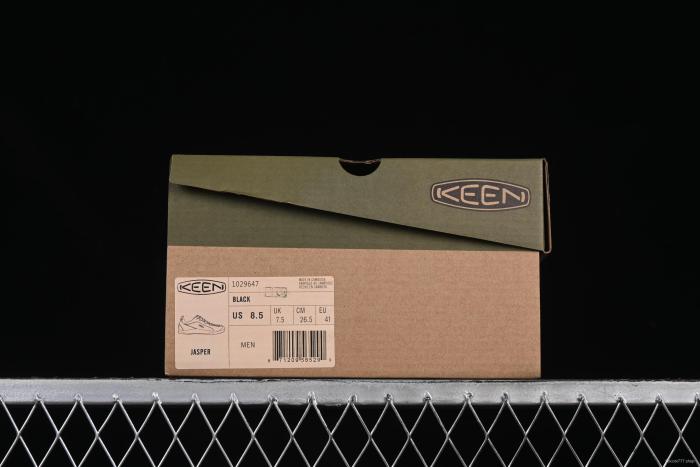 KEEN Men's Jasper II Waterproof Sneaker - All-Black Minimalist Design