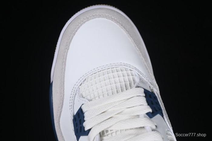 Nike SB x Air Jordan 4 Retro  Navy  White Blue Basketball Shoes - DR5415-100