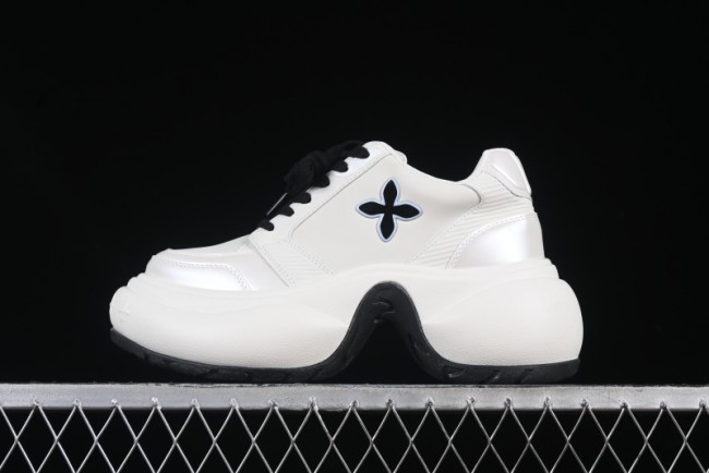 SMFK FUTURE RIPPLE Low-Top Fashion Sports Casual Shoes in White - AJD4