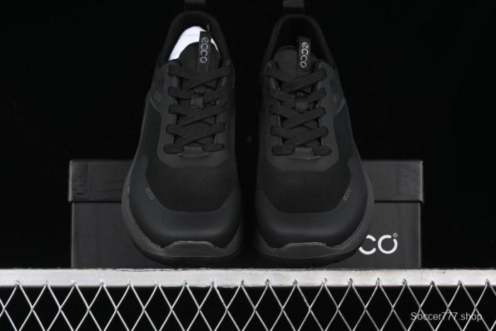 ECCO DRIVE Series Outdoor Waterproof Breathable Slip-Resistant Retro Fashion Patchwork Hiking Shoes - 88259401001