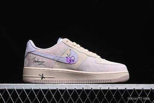 Nike Air Force 1 '07 Low Purple Taro Demon Casual Sneakers - ZB2121-301