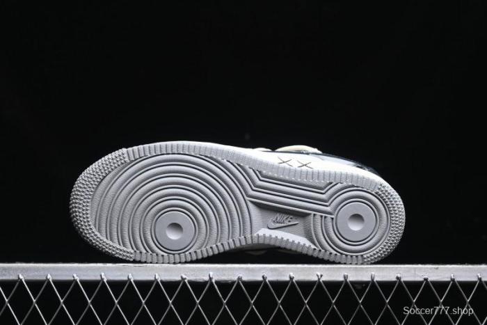 Nike Air Force 1 Low  Vinyl  Casual Sneakers with Lace-Up Design - KS6896-666