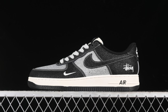 Nike Air Force 1 '07 Low Stussy Collaboration - Starry Sky Low-Top Casual Sneakers - XZ1968-518
