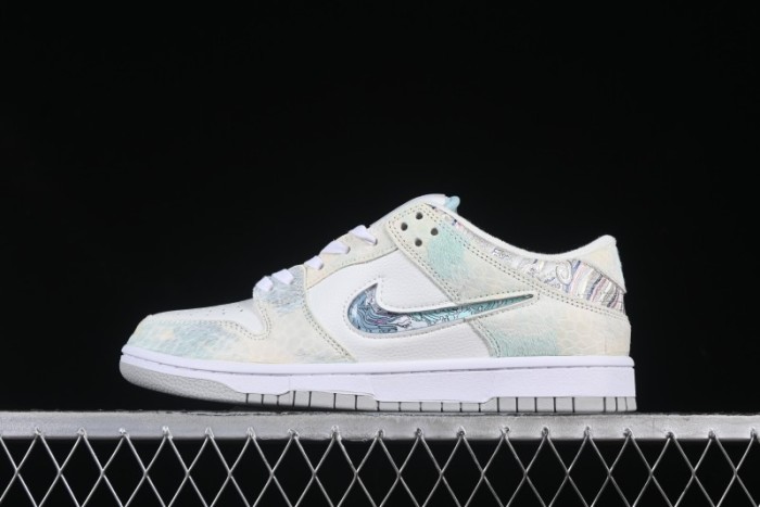 Nike Dunk Low CNY Year of the Dragon Limited Edition New Chinese Style Custom Steam Puppet - Third Prince White Aobing SB Low-top Casual Sneakers - DV0831-101