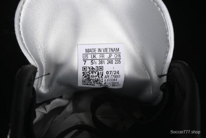 Adidas Samba Atmos IH3364 Patent Leather Black Silver Casual Sneakers