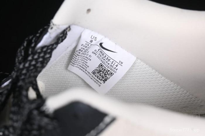 Nike Air Force 1 '07 Low Moncler Collaboration - Black Lychee Grain Pigskin Low-Top Casual Sneakers - CH6336-514