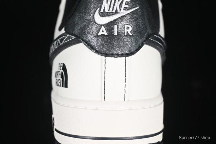 Nike Air Force 1'07 Low The North Face Collaboration Patent Leather Black Stitch Low-Top Casual Sneakers - DM6688-005