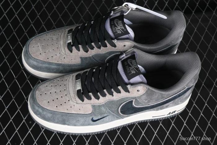 Nike Air Force 1'07 Low  Black Eight  Custom Casual Sneakers for Autumn Winter - YD2425-808