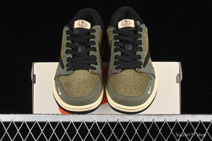 Nike Travis Scott x Fragment Design x Air Jordan 1 Low OG SP AJ1 Sneakers - CH6336-007