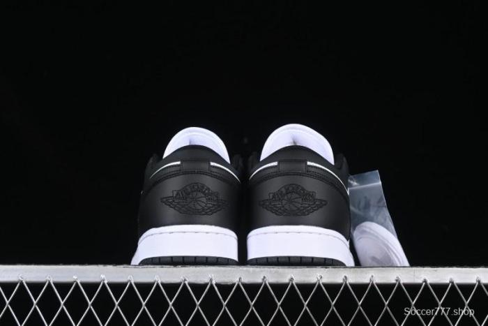 Nike Air Jordan 1 Low AJ1 Black White Panda Low Top Lifestyle Basketball Shoes - 553558-131