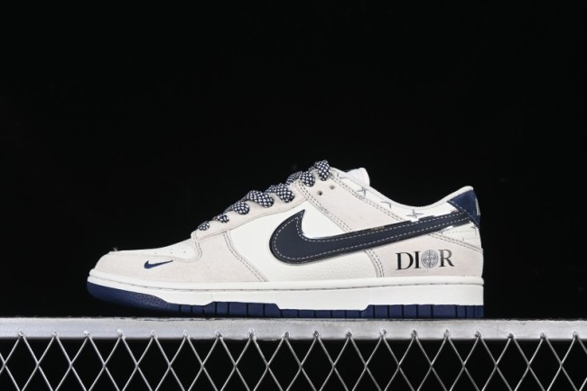 Nike SB Dunk Low Dior x Stone Island Triple Collaboration Anniversary High-End Custom Sneakers - DJ2024-085