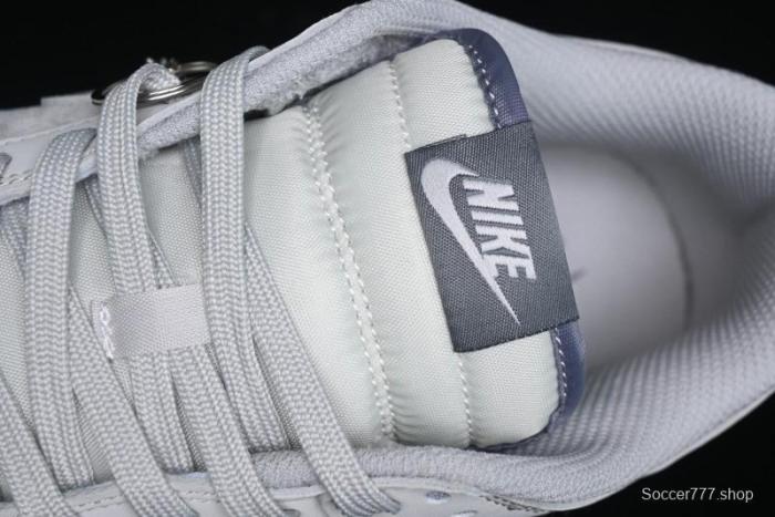 Nike SB Dunk Low Stussy Collaboration - Patchwork Grey Swoosh Anniversary Custom Low-Top Casual Skate Shoes - SF1029-403