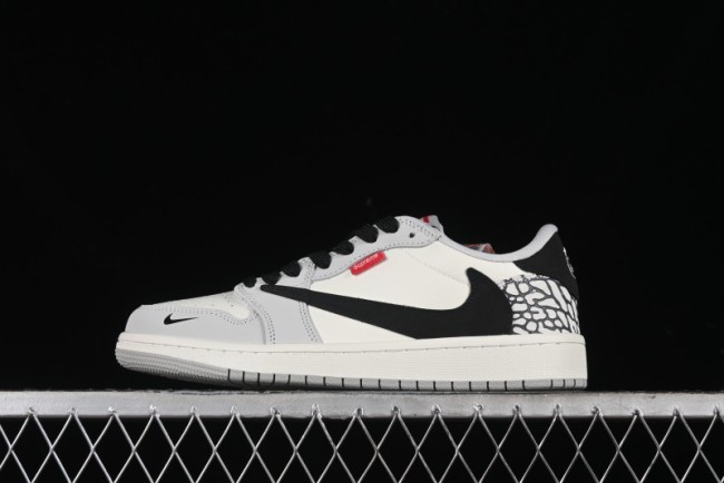Nike Travis Scott x Fragment Design x Air Jordan 1 Low OG SP AJ1 Supreme Collaboration - JH6089-003