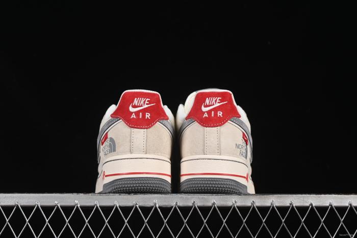 Nike Air Force 1 '07 Low The North Face Collaboration Dual-Tone Grey Casual Sneakers - YX5066-311