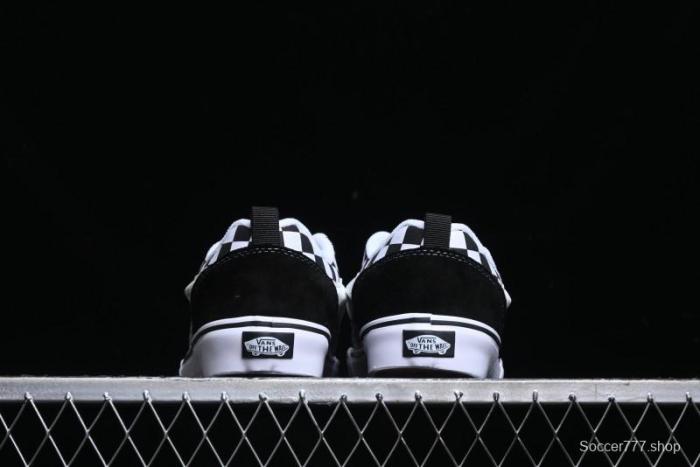 Vans Knu Skool Checkerboard Low Top Retro Casual Vulcanized Sneakers - VN0009QCIVG