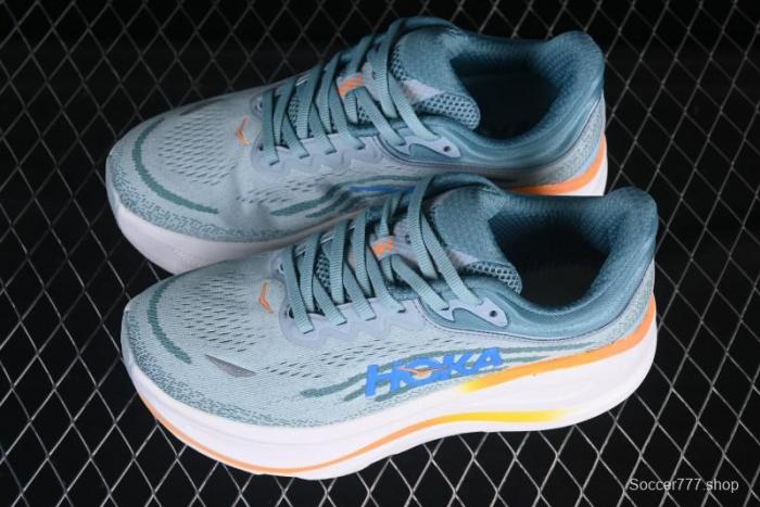 HOKA ONE ONE Bondi 9 Cushioned Running Shoes with Soft EVA Midsole - 1162011 GYBU