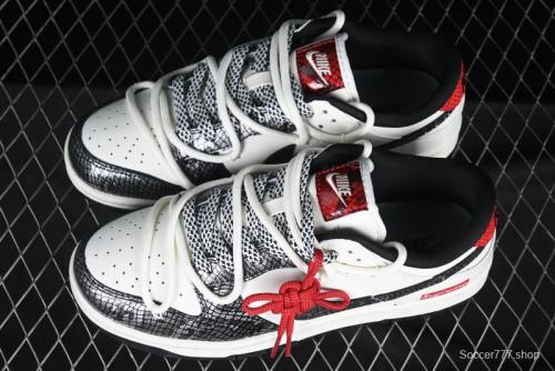 Nike SB Dunk Low Supreme Collaboration Year of the Snake Limited Edition Low-Top Casual Sneakers - CH6336-618