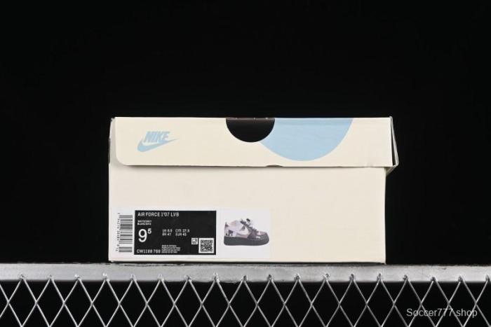 Nike Air Force 1 '07 Low Casual Sneakers with Lazy Panda Design - CW1188-768