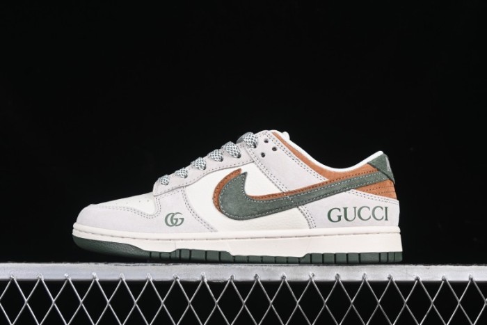 Nike SB Dunk Low Gucci Collaboration Anniversary High-End Custom Low-Top Casual Sneakers - DM6868-026