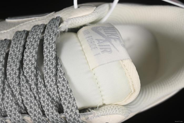 Nike Air Force 1 '07 Low Dream White Grey Swoosh Casual Sneakers - DR2024-106