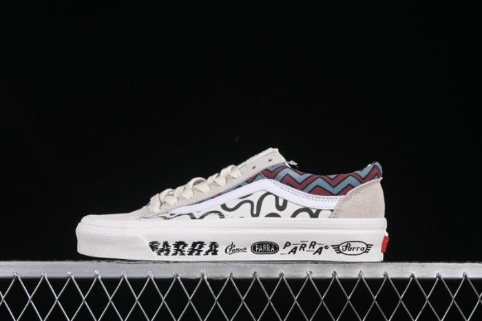 Vans Parra x Otw By Vans Low-Top Casual Skate Shoes with Surrealist Pop Art Design - VN0A3WKT4QA