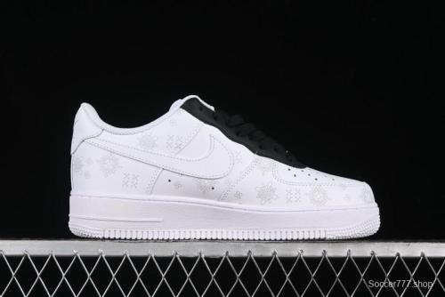 Nike Air Force 1 '07 Low Black Silk Chinese Style Casual Sneakers - ZH0316-036