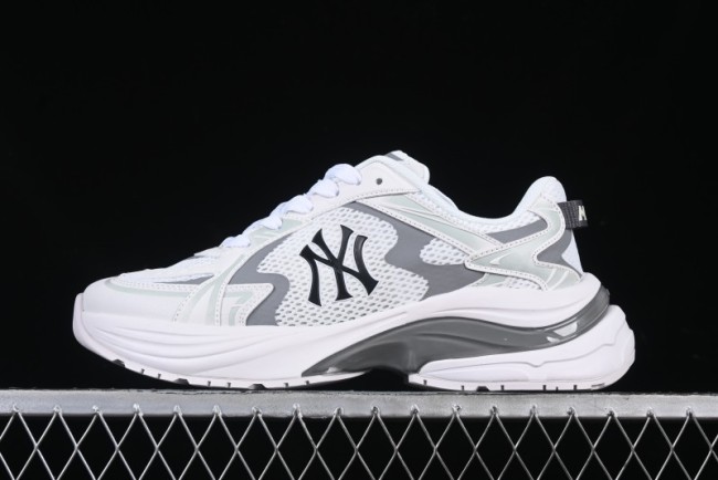 New York Yankees MLB Bigball Chunky Curve Thick Sole Casual Running Shoes - 3ARNSPL4N50WHS