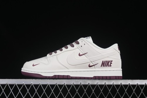 Nike SB Dunk Low Retro Skate Shoes in Burgundy Red - NK5639-322