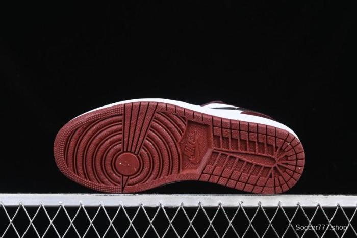 Nike Air Jordan 1 Low AJ1 Retro Lifestyle Sneakers in White and University Red - HF3148-102