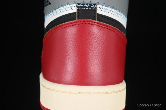 Nike Union x Air Jordan 1 Retro High Basketball Shoes Shadow Chicago - HV8563-600