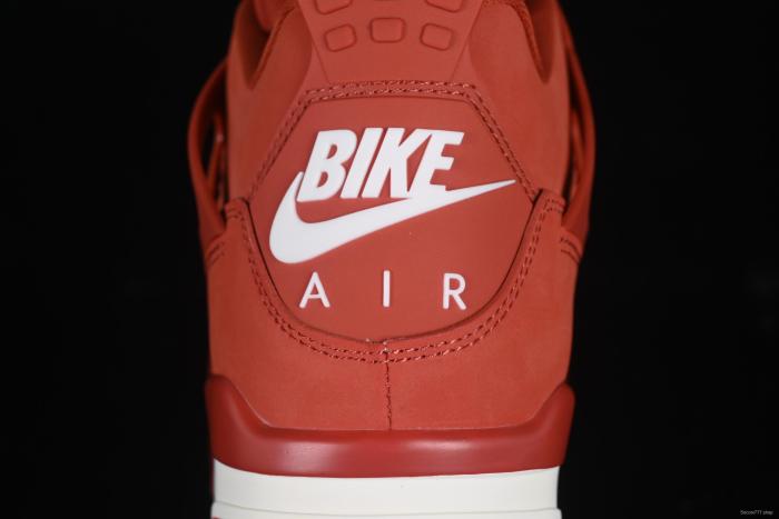 Nike Air Jordan 4 Retro OG  Brick By Brick  High-Top Sneakers with Suede and Leather Upper - HF4340-800