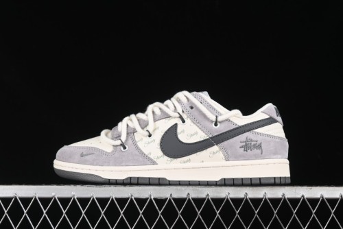 Nike SB Dunk Low Stussy Anniversary Custom Low-Top Casual Skate Shoes - SJ2068-295
