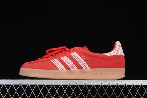 Adidas Originals Gazelle Indoor JI2756 Three Stripes Retro Casual Slip-Resistant Low-Top Sneakers - JI2756