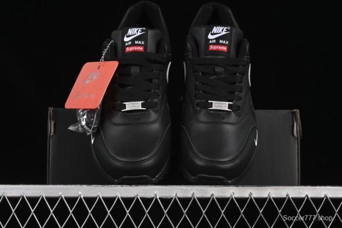 Nike Air Max 1 Retro Running Shoes with Half-Sole Air Cushion - HF8813-001