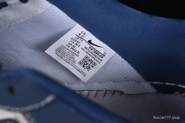 Nike Air Force 1 '07 Low Teddy Bear Collaboration Suede Blue Low-Top Casual Sneakers - KK1988-054