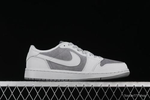 Nike Travis Scott x Fragment Design x Air Jordan 1 Low OG SP AJ1 Low Top Casual Sneakers - AG3702-803