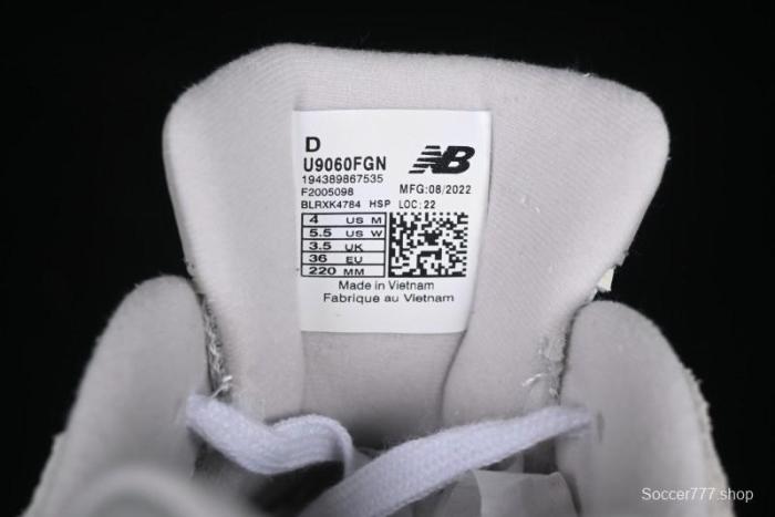 New Balance NB9060 Series Retro Casual Running Shoes with ABZORB Cushioning - U9060FGN