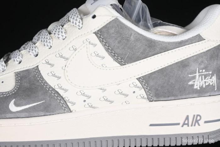 Nike Air Force 1 '07 Low Stussy Minimalist Grey Low-Top Casual Sneakers - XZ6188-672